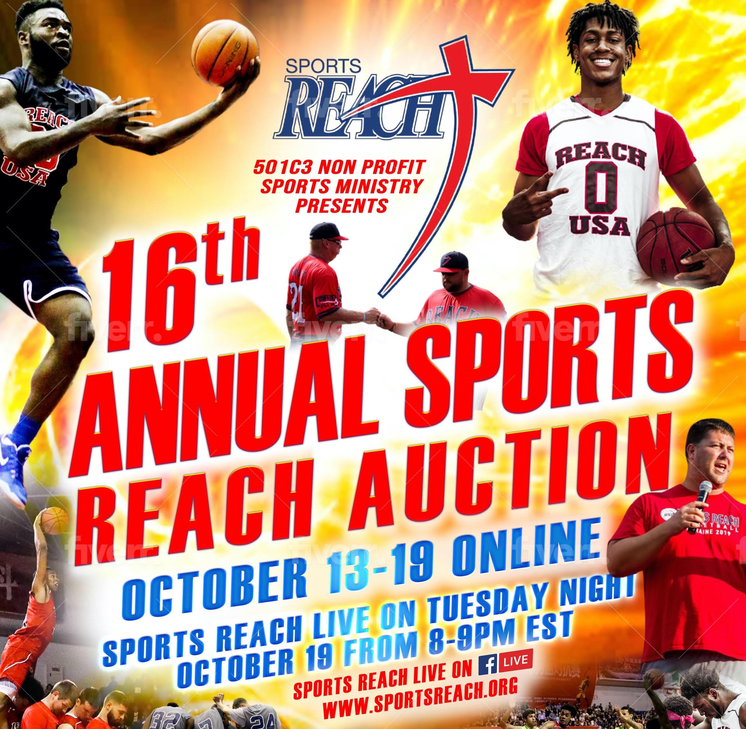 Our Online Silent Auction is live! Sports Reach