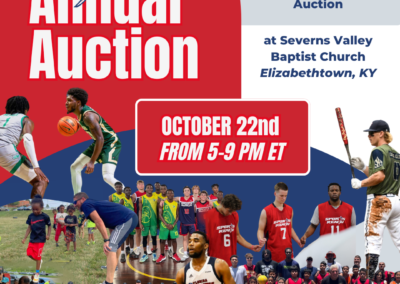 The 19th Annual Sports Reach Auction is just around the corner!